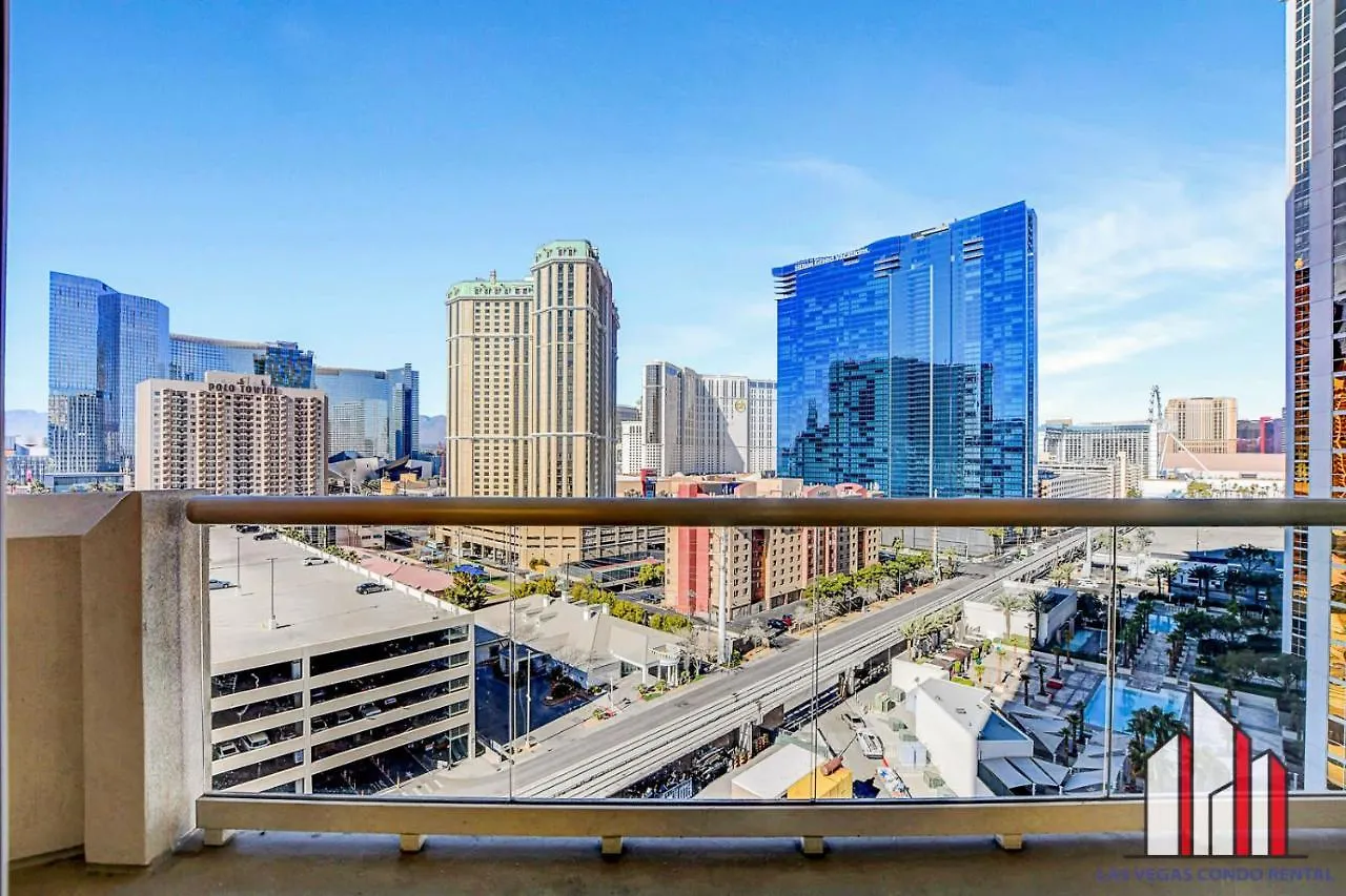 Mgm Signature-11-605 F1 Track & Strip View Balcony Las Vegas
