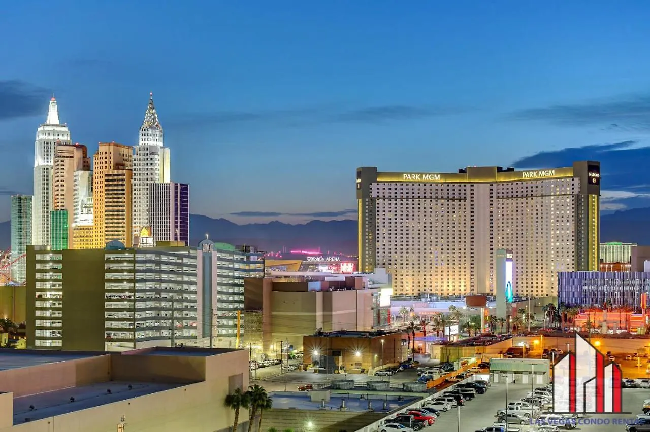 Mgm Signature-11-605 F1 Track & Strip View Balcony Las Vegas