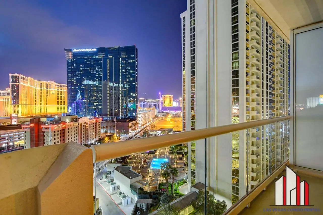Casa de Férias Mgm Signature-11-605 F1 Track & Strip View Balcony Las Vegas